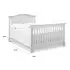 Twin/Full - Size Bed Conversion Kit - Cloud Grey