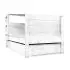 Universal Twin Storage Trundle Bed - Cottage White