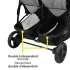 Double Double Duo Stroller - Flint Grey
