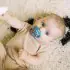 Advantage Pacifier - Stage 2 -Skateboard Snail/Glow in the Dark Blue