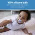 Advantage Pacifier - Stage 2 -Skateboard Snail/Glow in the Dark Blue
