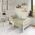 Memphis Classic Design Toddler Bed - White