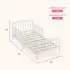 Memphis Classic Design Toddler Bed - White