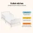 Memphis Classic Design Toddler Bed - White