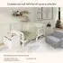 Memphis Classic Design Toddler Bed - White