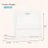 Mesh Security Crib Rail - White