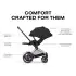 E - Priam Chrome Black Frame Stroller