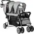 Trio Sport Triple Tandem Stroller - Grey
