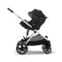 Gazelle S Stroller - Silver / Moon Black - OPEN BOX