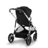 Gazelle S Stroller - Silver / Moon Black - OPEN BOX