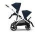 Gazelle S Stroller - Silver / Ocean Blue - OPEN BOX