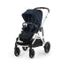 Gazelle S Stroller - Silver / Ocean Blue - OPEN BOX