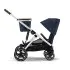 Gazelle S Stroller - Silver / Ocean Blue - OPEN BOX