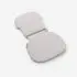 Giraffe Baby Pillow Set - Artic White