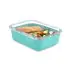 Glass Container with Silicone Sleeve - Blue 25oz