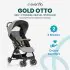 GOLD Otto Self-Folding Lightweight Stroller - Moonstone
