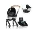 Gold Shyft DualRide Infant Car Seat & Stroller Combo- Moonstone