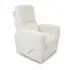 Habana Leather Glider - White