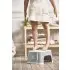 Step Stool - Grey/White