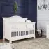 Louis 4 In 1 Convertible Crib - Warm White
