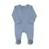 Zipper Modal Footie Steel Blue