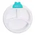 Plato Warm Feeding Plate - Aqua