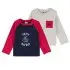 Long Sleeve T-Shirt 2 Pack - Grey/Red