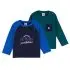 Long Sleeve T-Shirt 2 Pack - Green/Blue