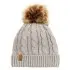 Cable Knit Beanie Adult Size - Grey