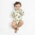 Long Sleeve Bodysuit In Tencel - Avocado