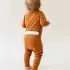 Long Sleeve Bodysuit In Tencel - Caramel