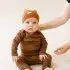 Long Sleeve Bodysuit In Tencel - Chestnut