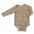 Long Sleeve Bodysuit In Tencel - Sun
