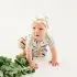 Top Knot Beanie Tencel - Safari Jungle