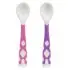 Silibend Feeding Spoons- Fuchsia/Purple