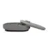 Silicone Divided Plate with Lid - Silver Grey