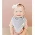 Bandana Bib Set 4 Pack - Coral