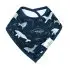 Luxe Muslin 2 Pack Bib Set - Blue Whales