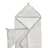 Hooded Towel Set  - Grey Mudcloth