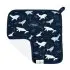 Deluxe Washcloth 3 Pack - Blue Whales