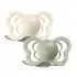 Couture Latex Pacifier 2 Pack - Ivory/Sage