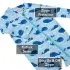 Long Sleeve One Piece UV Jumpsuit - Blue Whale