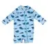 Long Sleeve One Piece UV Jumpsuit - Blue Whale