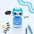 Peel Off Nail Polish Blue with Owl Ring
