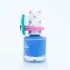 Peel Off Nail Polish Blue with Owl Ring