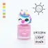 Peel Off Nail Polish Light Pink with Unicorn Ring