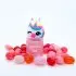 Peel Off Nail Polish Light Pink with Unicorn Ring
