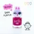 Peel Off Nail Dark Purple with Bunny Ring