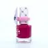 Peel Off Nail Dark Purple with Bunny Ring
