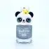 Peel Off Nail Polish Glitter Silver with Panda Ring